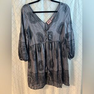 Vintage Juicy Couture Gray Fabric with Pink Label